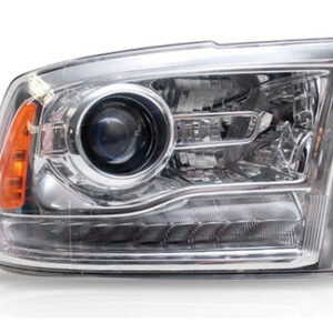 Farol Dodge Ram 2500 16 A 17 Cromado Elet C/led 1a Linha Direito/passageiro