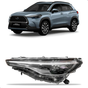 Farol Para Corolla Cross 21 22 23 2024 2025 Com Led 1ª Linha - Esquerdo/motorista