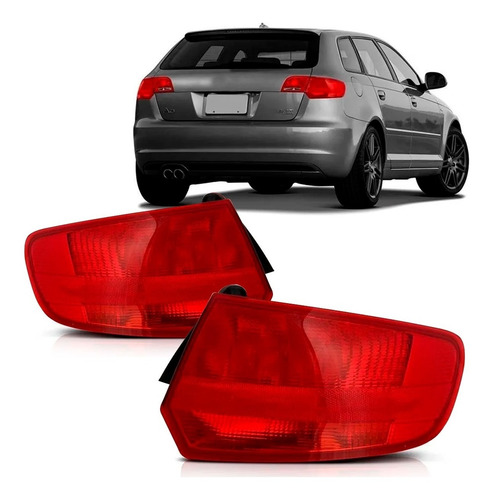 Par Sinaleira Traseira Canto A3 Sportback 2009 A 2012