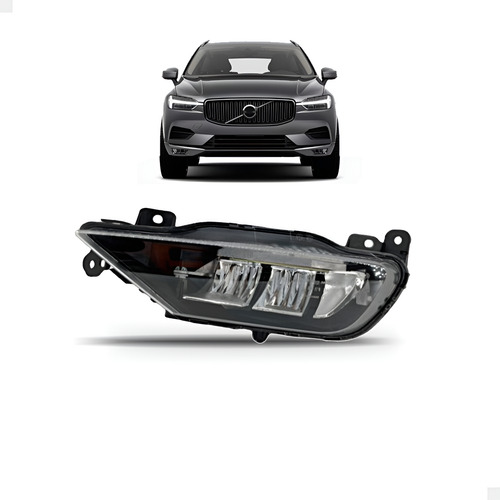 Farol Milha Para Volvo Xc60 Xc90 Momentum 19/22 Led 1ª Linha - - Esquerda Motorista