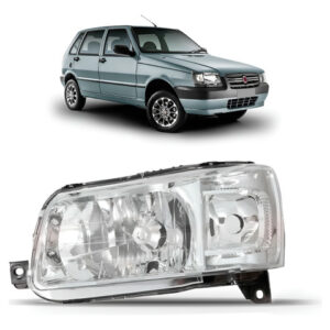 Farol Fiat Uno 2004 A 2013 1ª Linha - Esquerdo/motorista