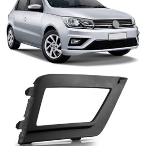 Moldura Farol Milha Gol 2018 A 2019 Com Furo Texturizado Texturizado