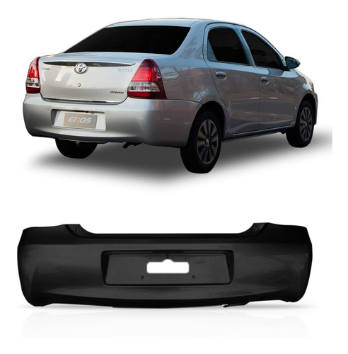 Parachoque Traseiro Etios Sedan 2012 A 2016 1a Linha