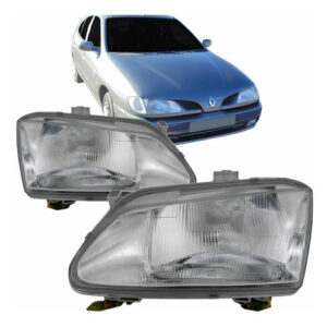 Par Farol Megane Scenic 1996 1997 1998 1999 2000 Cromado Direito E Esquerdo