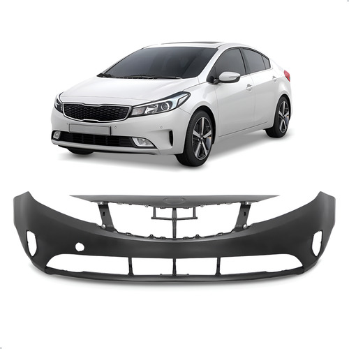 Parachoque Dianteiro Para Kia Cerato 2017 A 2019 C/furo Novo Preto