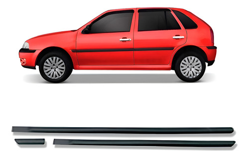 Jogo Friso Borrachão Para Gol G3 Giii  02 Portas 1999 A 2003