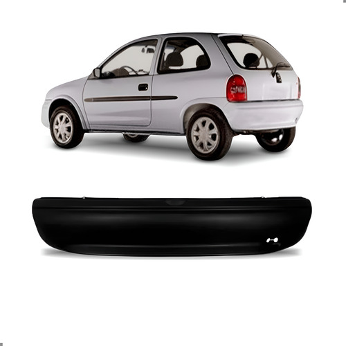 Parachoque Traseiro Para Corsa Hatch 1994 A 2008 Texturizado