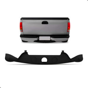 Pisante Central Parachoque Traseiro F250 1997 A 2012 Preto