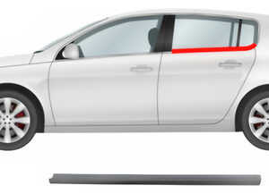 Pestana Externa Traseira Esq Santana 4 Portas 98 Em Diante