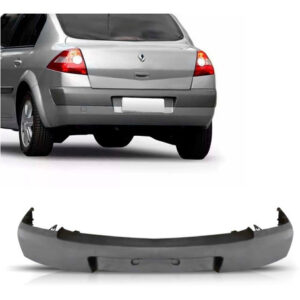 Aplique Parachoque Traseiro Megane 2007 A 2013 Texturizado