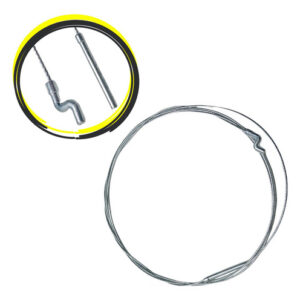 Cabo De Acelerador Fusca Kharman Guia Carburador Duplo