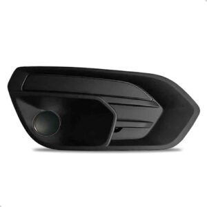 Par Grade Moldura Milha Para Iveco 2020 A 2023 S/ Furo Milha Preto Ambos Os Lados