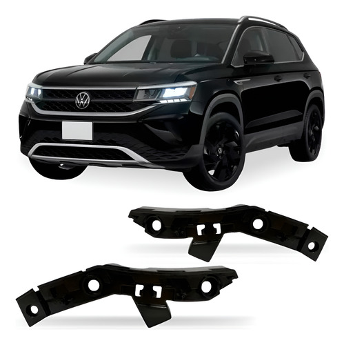 Par Suporte Guia Para Taos 2021 A 2024 Parachoque Dianteiro