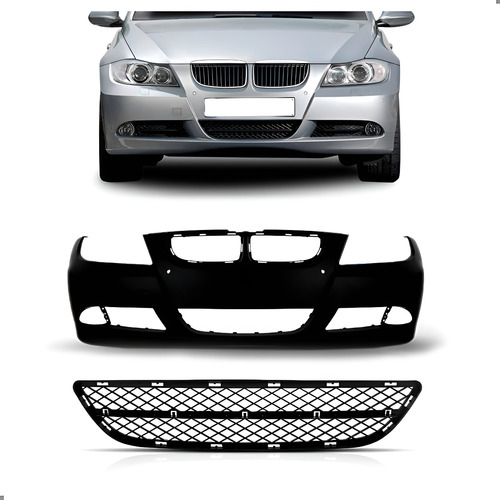 Kit Envolvente Para Bmw Serie 3 320 328 2006/ 2009 1a Linha Preto