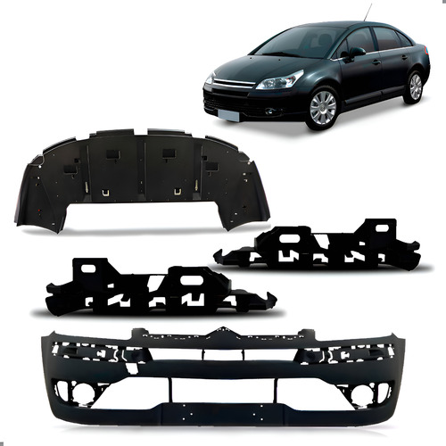 Envolvente Diant. Para C4 Pallas 2008 2009 A 2014 1a Linha  Preto