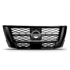 Grade Radiador Frontier 2022 A 2023 Com Friso Capô Preto