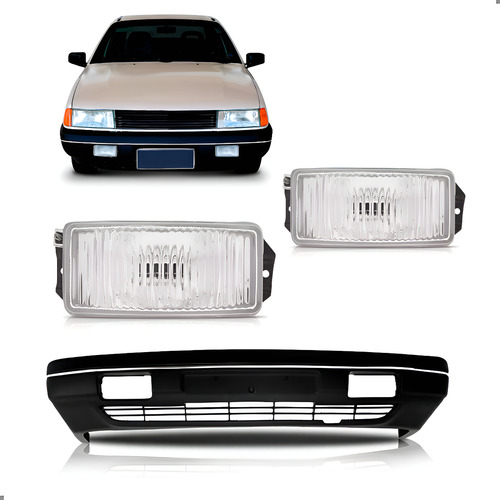 Kit Envolvente Santana 1991 A 1997 C/milhas/friso 1a Linha  Preto