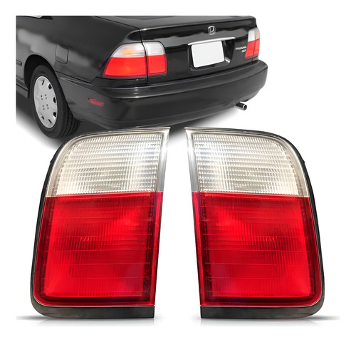 Par Sinaleira Traseira Honda Accord 1996 1997 Tampa Malas Vermelho