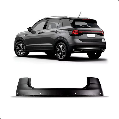 Envolvente Traseiro T-cross 2019 A 2024 Com Furo 1a Linha