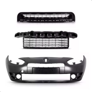 Kit Envolvente C/ Grades Diant. Renault Fluence 2010 A 2013 Preto