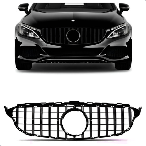 Grade Mercedes W205 C180 C200 A C350 Gtr 2015 Preta 1a Linha Preto