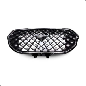 Grade Radiador Tiggo 8 Pro 2024 A 2026 Com Moldura Cromada Preto