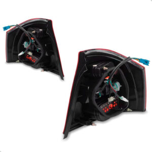 Par Sinaleira Traseira Para Lifan 620 2010 A 2012 Com Led Ambos Lados Vermelho
