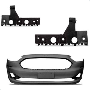 Envolvente Para Ford Ka 2019 A 2022 Dianteiro C/ Guias Preto