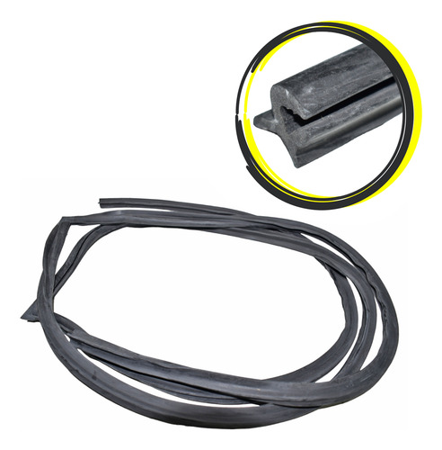 Borracha Para-brisas Moldura Superior Lateral Ecosport Ate 1