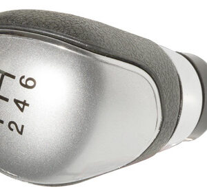 Manopla 6 Marchas Preta C Lente Prata Ecosport Moderna Preto