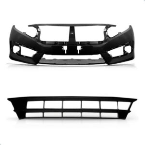 Envolvente Para Honda Civic 2017 2018 2019 C/ Grade Inferior Preto