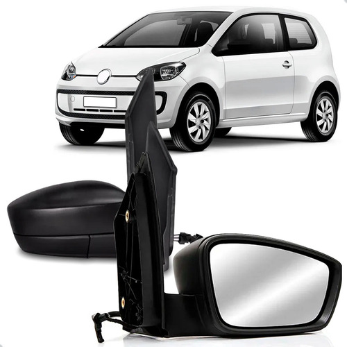 Par Retrovisor Vw Up 2014 A 2021 Controle S/ Pisca Preto
