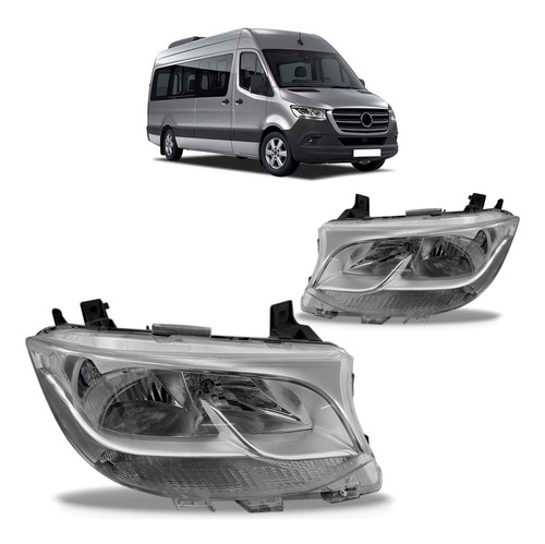 Par Farol Eletrico Sprinter 2020 2021  2022