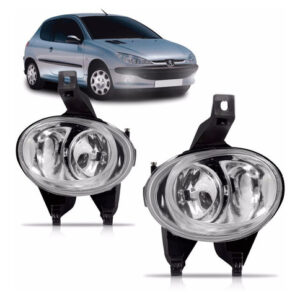 Par Farol Milha Auxiliar Peugeot 206 04 05 06 07 08 09 10