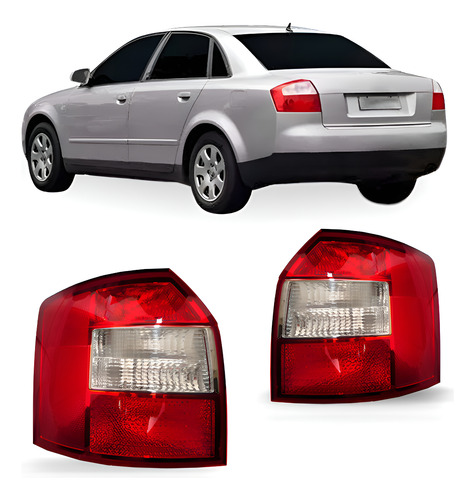 Par Sinaleira Traseira Audi A4 Wagon 2001 2002 2003 2004