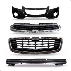 Kit Frente Para Tracker 2014 A 2016 Parachoque Grade E Alma Preto