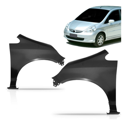 Par Paralama Fit 2004 2005 2006 2007 2008 Preto Sem Furo