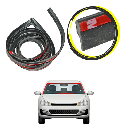 Borracha Para-brisas Superior Lateral Stilo