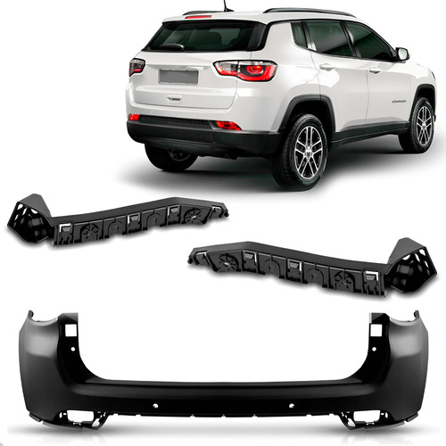 Envolvente Traseiro Jeep Compass 2017 A 2021 Guias 1a Linha