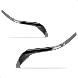 Par Friso Farol Dianteiro Hilux Sw4 2021 Até 2024 Cromado Preto