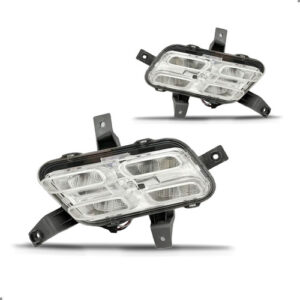 Kit Grade Central Para Tiggo 8 2021 A 2025 Com Par Milha Preto