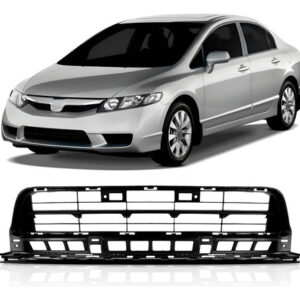Grade Central Parachoque Civic 2009 2010 2011 1a Linha Preto