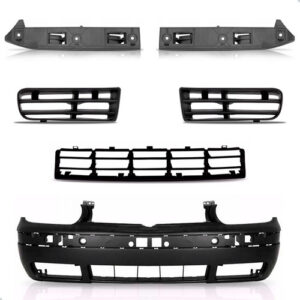 Envolvente Dianteiro Vw Golf 1999 A 2005 C/ Guias 1a Linha  Preto