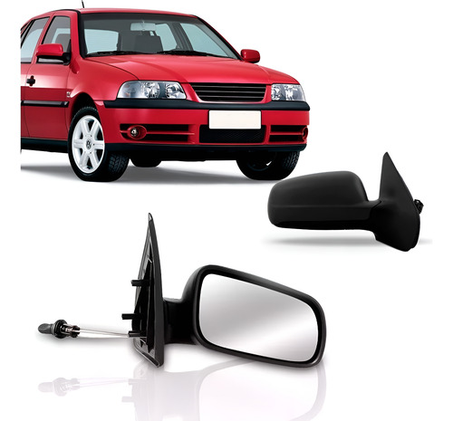 Par Retrovisor Gol Parati Saveiro G3 G4 Manual 4 Portas.
