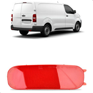 Lanterna Parachoque Traseiro Expert E Jumpy 18 A 24 1ª Linha Esquerdo Vermelho