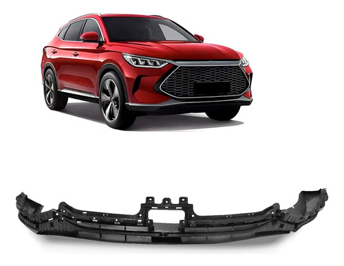 Spoiler Parachoque Dianteiro Para Song Plus 2023 A 2025 Preto