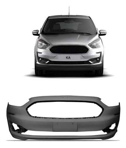 Envolvente Dianteiro Ka 2019 A 2022 Hatch / Sedan 1a Linha  Preto