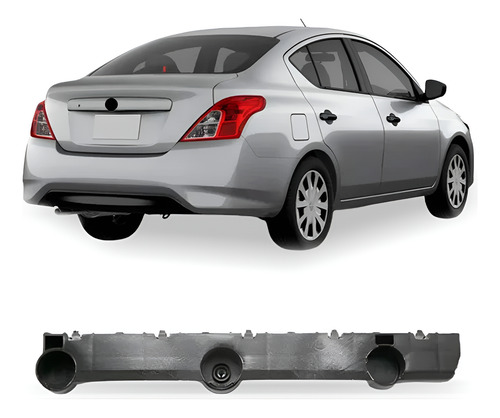 Suporte Guia Para Versa 2011 A 2014 Parachoque Tras Esquerdo
