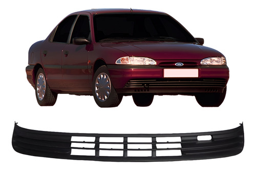 Grade Inferior Parachoque Ford Mondeo 93 94 95 96 Fechada. Preto