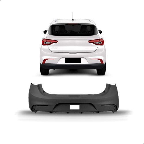 Envolvente Traseiro Argo 2017 Até 2024 Sem Furo 1a Linha